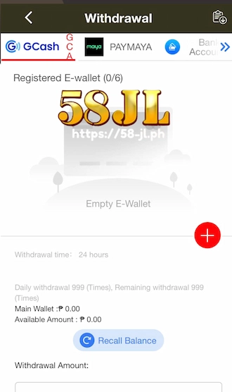 Add your withdrawal address